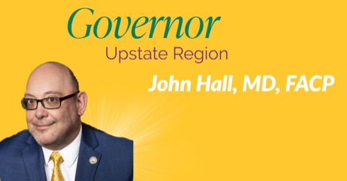 Upstate Governor John Hall MD FACP